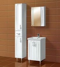 Набор мебели Акваль Марта 50 с напольной тумбой